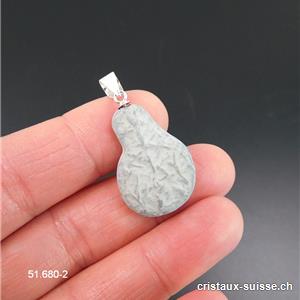 Pendentif Fairy stone COMMENCEMENT DE LA VIE avec boucle argent 925. Pièce unique
