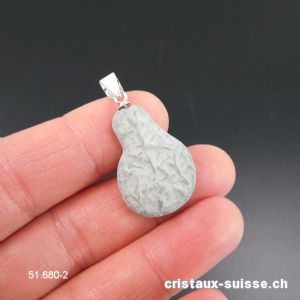 Pendentif Fairy stone COMMENCEMENT DE LA VIE avec boucle argent 925. Pièce unique