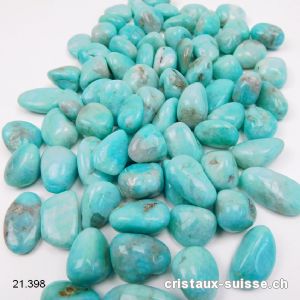 Amazonite du Pérou 1,5 à 2,5 cm. Taille SM. Qual. A