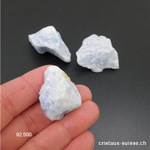 Calcite bleue brute de Madagascar 3,5 - 4 cm