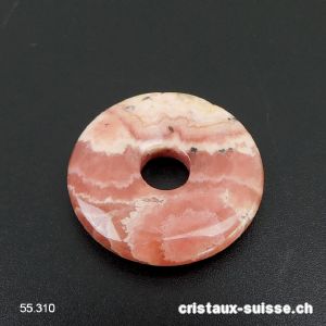 Rhodochrosite foncée du Pérou, donut 2,5 cm