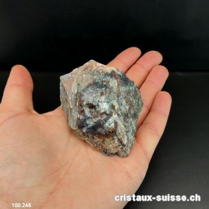 Shattuckite brute 6,4 cm. Pièce unique