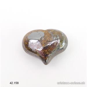 Coeur Bronzite 2,5 x 2 cm