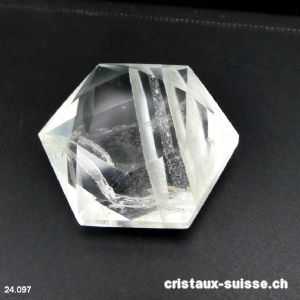 Sceau de Salomon Cristal de Roche 5,9 cm. Pièce unique 105 grammes