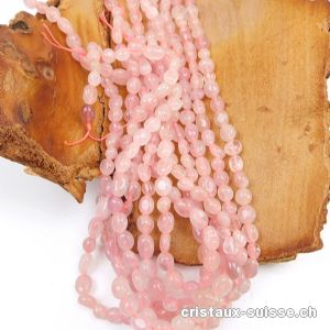 Rang Quartz rose 5 - 10 mm / 39 - 40 cm