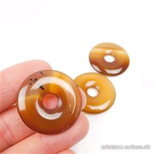 Agate brune Donut 3 cm