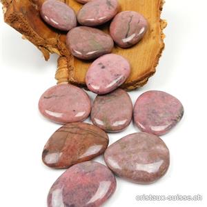Rhodonite 4 cm, plate. Taille L - XL
