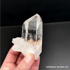 Cristal de roche pointe brute 7,8 cm. Pièce unique 132 grammes