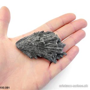 Cyanite noire - Balais de Sorcière. Long. 6,8 cm. Pièce unique