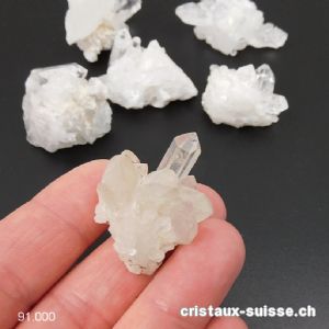 Cristal de Roche, petite druse du Tyrol 2,5 - 3 cm. Offre Spéciale