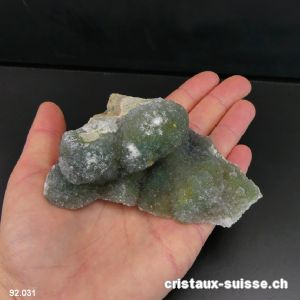 Prasiolite du Brésil 8,8 cm. Pièce unique 229 grammes