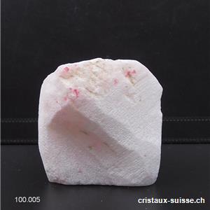 Spinelle rose dans marbre blanc. Pièce unique