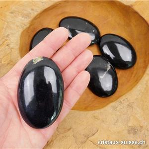 Tourmaline noire - Schörl, galet 6,3-6,7 x 4-4,5 cm
