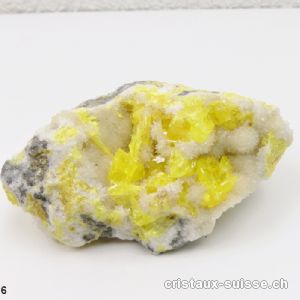 Soufre de Sicile et Aragonite. Pièce unique 247 grammes