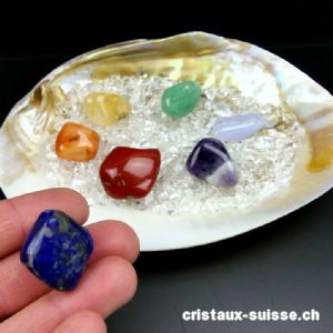 Combinaison Chakras 7 cristaux et Purification avec Lapis-lazuli