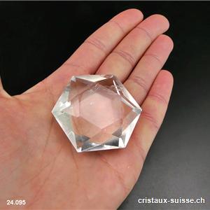 Sceau de Salomon Cristal de Roche 4,6 cm. Pièce unique 50 grammes