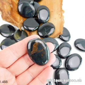 Oeil de Faucon foncé, plat 3,5 - 4 cm