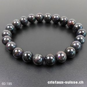Bracelet Opale Andamooka 8,5 mm / 18,5 cm. Pièce unique