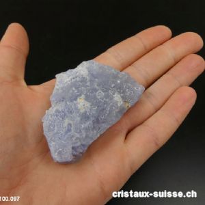 Calcédoine cristallisée brute du Malawi. Pièce unique