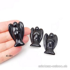 Ange Obsidienne noire  3,8 - 4 cm