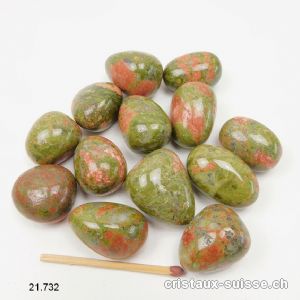 Unakite - épidote 2 - 3 cm. Taille M