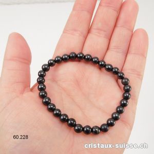 Bracelet Schungite 6 mm / 18,5 - 19 cm