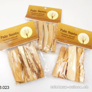 Bois PALO SANTO du Pérou 4 - 6 pièces / 70 à 80 grammes