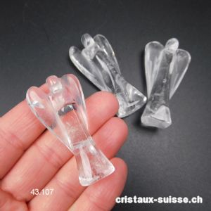 Ange Cristal de Roche 5 - 5,5 x 2,5 cm