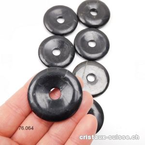 Schungite donut 4 cm. Qual. AB. OFFRE SPECIALE