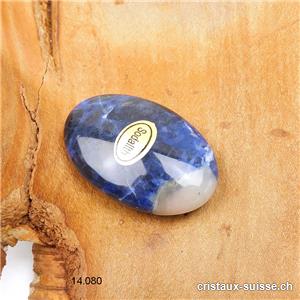Sodalite, pierre anti-stress arrondie 4,5 x 3 cm