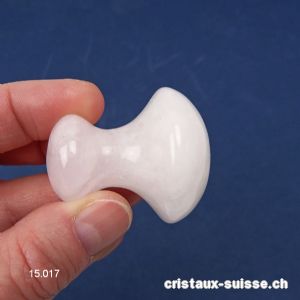 Champignon de massage Quartz rose 4 x 3,5 cm. Offre Spéciale