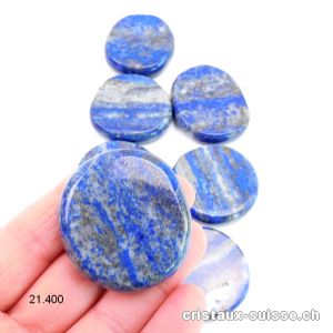 Lapis-Lazuli plat 4 à 4,5 cm / 32 - 40 grammes. Taille XXL