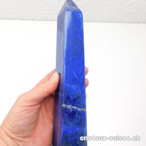 Lapis-Lazuli d'Afghanistan naturel, Obélisque 21,5 cm. Pièce unique 636 grammes