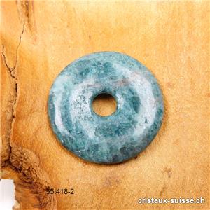 Apatite bleue, donut 4 cm