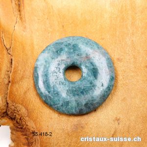 Apatite bleue, donut 4 cm