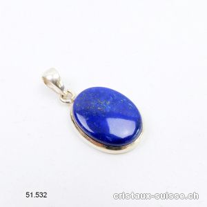 Pendentif Lapis-Lazuli d' Afghanistan en argent 925