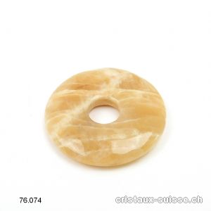 Pierre de Lune beige, Donut 3 cm. OFFRE SPECIALE