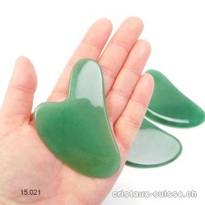 Aile d'ange de Massage Aventurine verte 8 cm