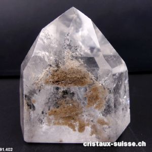 Quartz fantôme à inclusions noires. Pièce unique 248 grammes