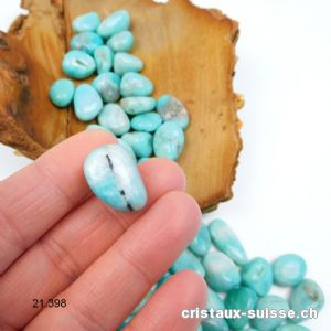 Amazonite du Pérou 1,5 à 2,5 cm. Taille SM. Qual. A