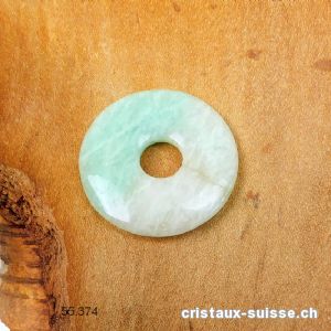 Amazonite claire Donut 3 cm