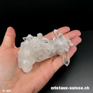 Cristal de roche A, druse du Brésil. Pièce unique 114 grammes