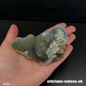 Prasiolite du Brésil 8,8 cm. Pièce unique 229 grammes