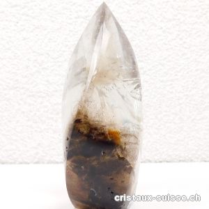 Quartz Fumé Flamme 12,8 cm.  Pièce unique 603 grammes