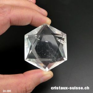 Sceau de Salomon Cristal de Roche 4,6 cm. Pièce unique 50 grammes