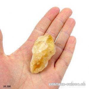Citrine pointe brute 5,6 cm. Pièce unique 40 grammes