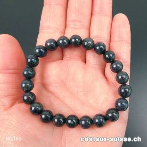 Bracelet Opale Andamooka 8,5 mm / 18,5 cm. Pièce unique