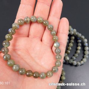 Bracelet Labradorite 7,5 - 8  mm / 19,5 - 20 cm