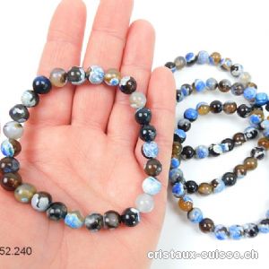 Bracelet Agate - EARTH 8 mm / 21 cm