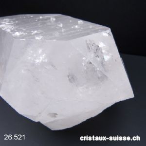 Cristal de roche biterminé GEANT. Pièce unique 2,939 Kilos